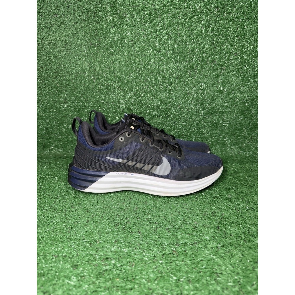 Nike Lunar Roam Womens Size 8 Mens 6.5 Blue White Running Shoes Comfort Sneakers